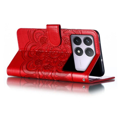 Sun Mandala Embossing Pattern Phone Leather Case, Series 2