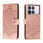 Sun Mandala Embossing Pattern Phone Leather Case, Series 2