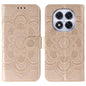 Sun Mandala Embossing Pattern Phone Leather Case