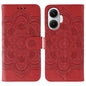 Sun Mandala Embossing Pattern Phone Leather Case