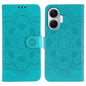 Sun Mandala Embossing Pattern Phone Leather Case
