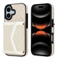 Splicing Rhombic Texture Card Bag Phone Case with Long Lanyard, For iPhone 17e / 16e, For iPhone 17 Pro Max, For iPhone 17 Pro, For iPhone 17