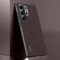 Plain Leather PC Phone Case, For Samsung Galaxy S25+ 5G, For Samsung Galaxy S25 Ultra 5G, For Samsung Galaxy S24 Ultra 5G, For Samsung Galaxy S24+ 5G