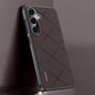Plain Leather PC Phone Case, For Samsung Galaxy S25+ 5G, For Samsung Galaxy S25 Ultra 5G, For Samsung Galaxy S24 Ultra 5G, For Samsung Galaxy S24+ 5G