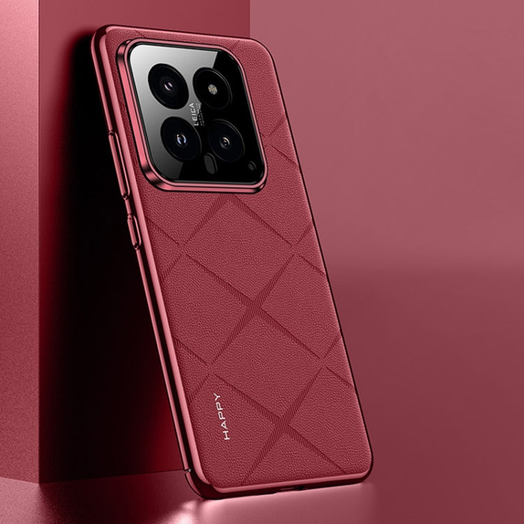 Plain Leather PC Phone Case