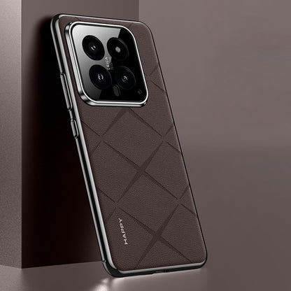 Plain Leather PC Phone Case