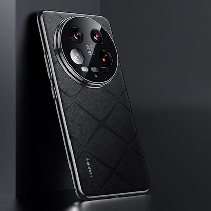 Plain Leather PC Phone Case