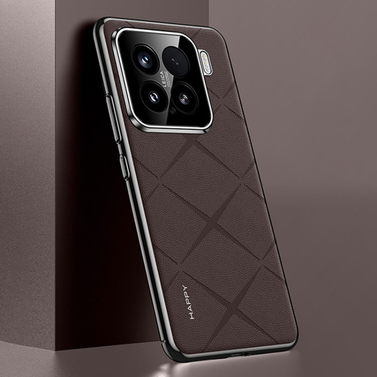 Plain Leather PC Phone Case