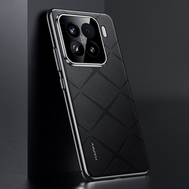 Plain Leather PC Phone Case