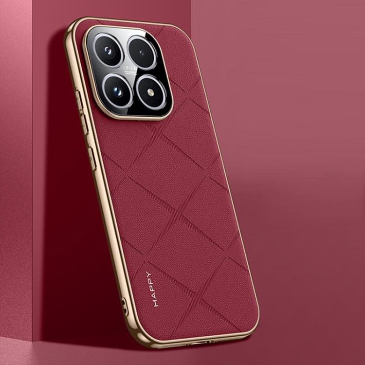 Plain Leather PC Phone Case