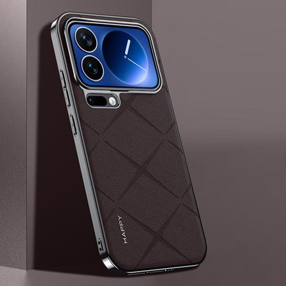 Plain Leather PC Phone Case