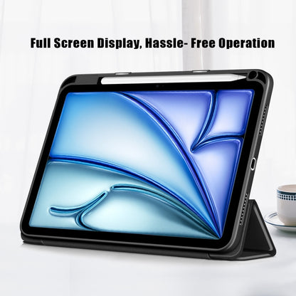 Acrylic 3-Fold Smart Leather Tablet Case, For iPad Air 11 2026 / 2025 / 2024, For iPad Pro 11 2025 / 2024
