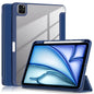 Acrylic 3-Fold Smart Leather Tablet Case, For iPad Air 11 2026 / 2025 / 2024, For iPad Pro 11 2025 / 2024