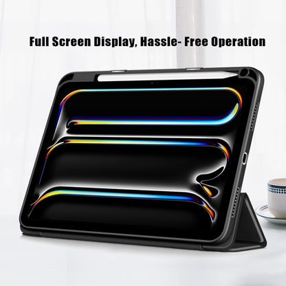 Acrylic 3-Fold Smart Leather Tablet Case