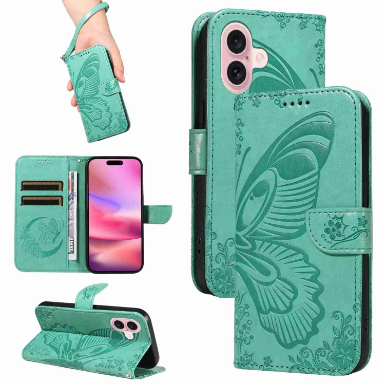 Swallowtail Butterfly Embossed Leather Phone Case