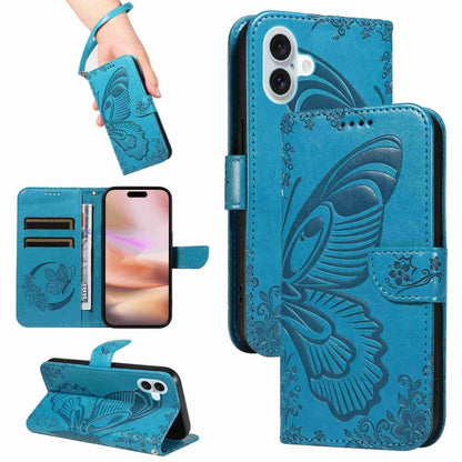 Swallowtail Butterfly Embossed Leather Phone Case