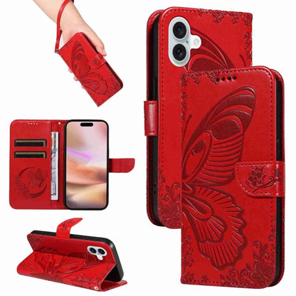 Swallowtail Butterfly Embossed Leather Phone Case