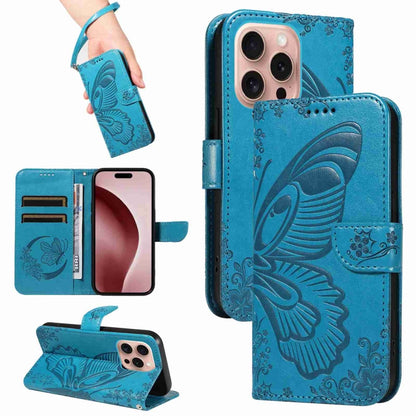 Swallowtail Butterfly Embossed Leather Phone Case