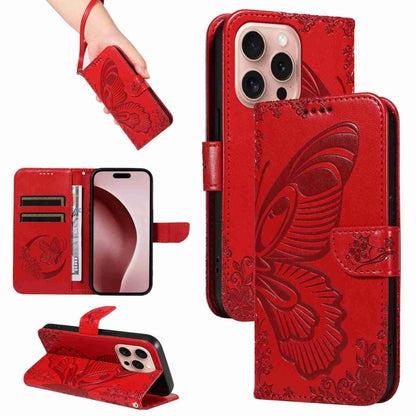 Swallowtail Butterfly Embossed Leather Phone Case