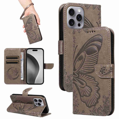 Swallowtail Butterfly Embossed Leather Phone Case