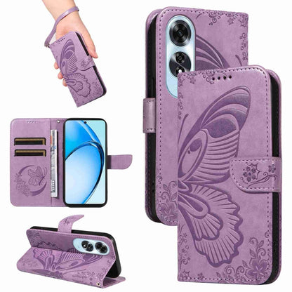 Swallowtail Butterfly Embossed Leather Phone Case