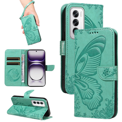 Swallowtail Butterfly Embossed Leather Phone Case