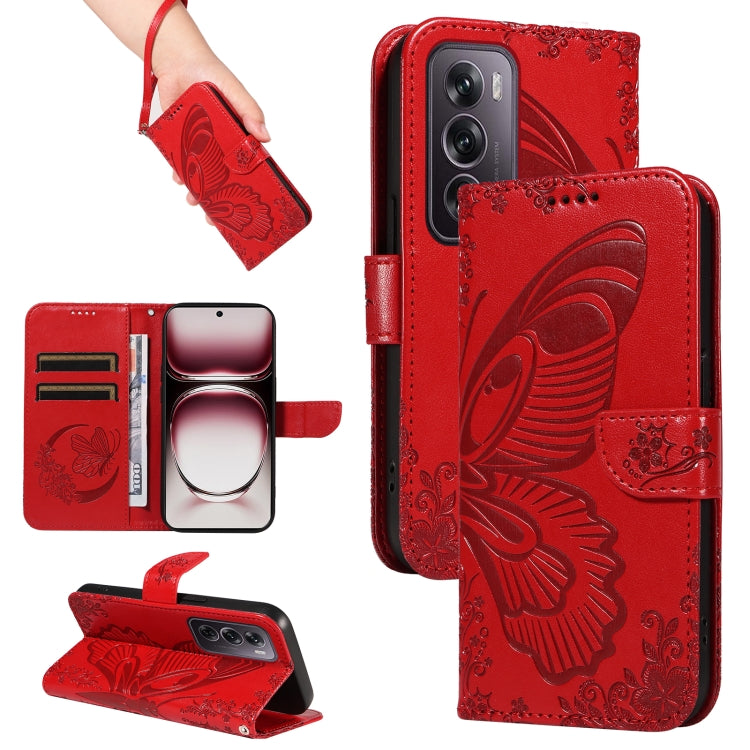 Swallowtail Butterfly Embossed Leather Phone Case