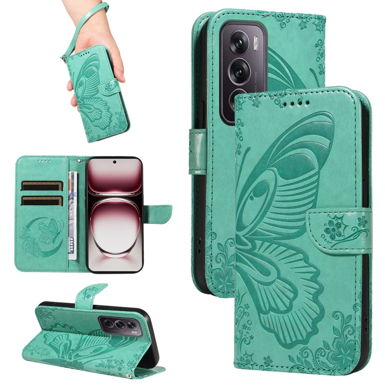 Swallowtail Butterfly Embossed Leather Phone Case