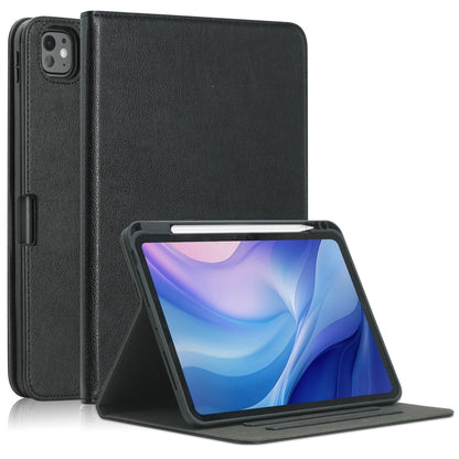 Front Stand Smart TPU Leather Tablet Case