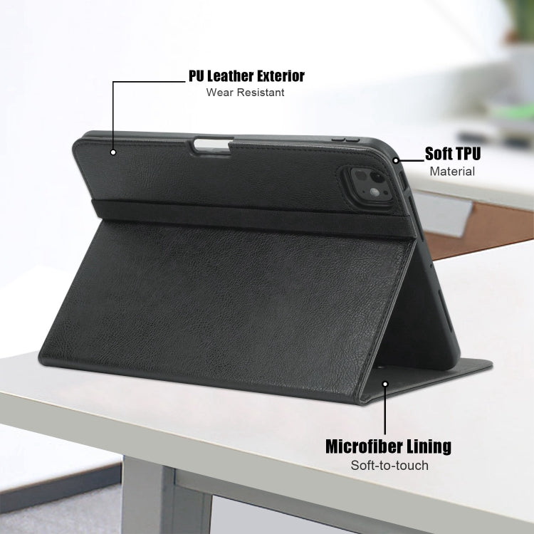 Front Stand Smart TPU Leather Tablet Case, For iPad Pro 11 2025 / 2024, For iPad Air 11 2025 / 2024, For iPad Air 13 2025 / 2024