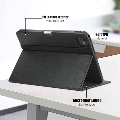Front Stand Smart TPU Leather Tablet Case, For iPad Pro 11 2025 / 2024, For iPad Air 11 2025 / 2024, For iPad Air 13 2025 / 2024