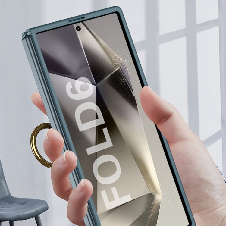 GKK Accurate Hole Ultra-thin PC Phone Case with Ring Holder, For Samsung Galaxy Z Flip6 / Flip7 FE