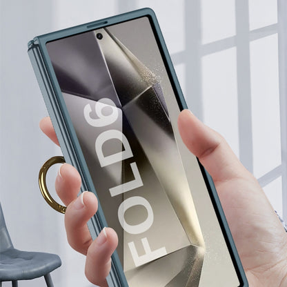 GKK Accurate Hole Ultra-thin PC Phone Case with Ring Holder, For Samsung Galaxy Z Flip6 / Flip7 FE