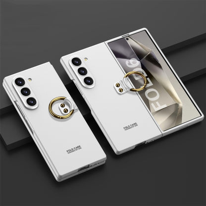 GKK Accurate Hole Ultra-thin PC Phone Case with Ring Holder, For Samsung Galaxy Z Flip6 / Flip7 FE