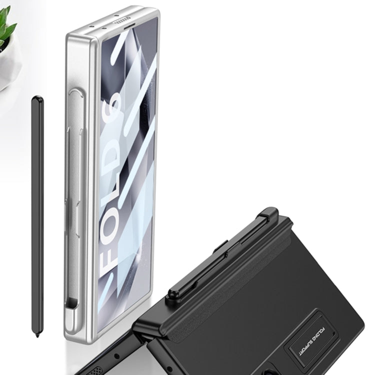 GKK Integrated Full Coverage Magnetic Fold Phone Case with Pen Slot, Not Included Pen, For Samsung Galaxy Z Fold6