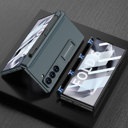 GKK Integrated Full Coverage Magnetic Fold Phone Case with Pen Slot, Not Included Pen, For Samsung Galaxy Z Fold6