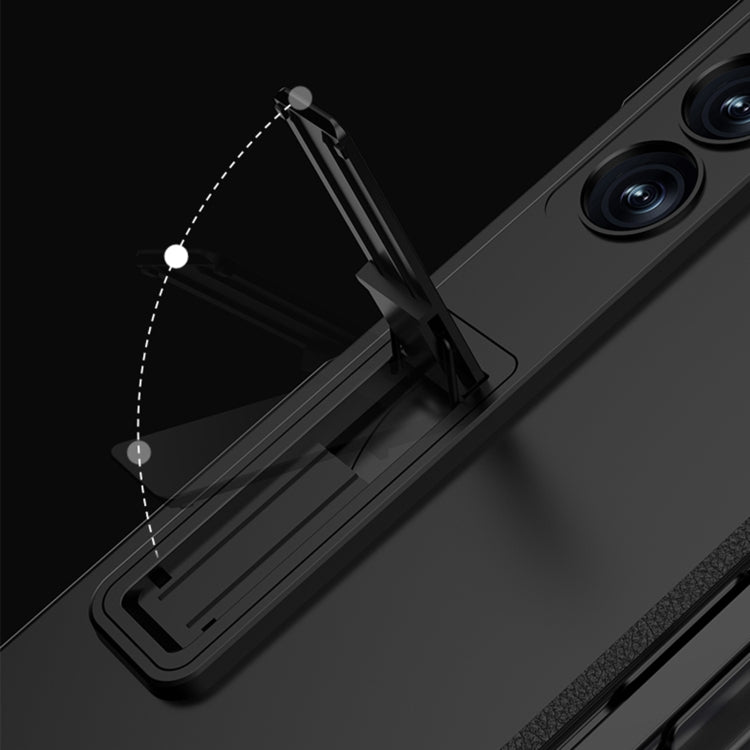 GKK Integrated Full Coverage Magnetic Fold Phone Case with Pen Slot, Not Included Pen, For Samsung Galaxy Z Fold6