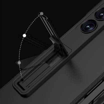 GKK Integrated Full Coverage Magnetic Fold Phone Case with Pen Slot, Not Included Pen, For Samsung Galaxy Z Fold6
