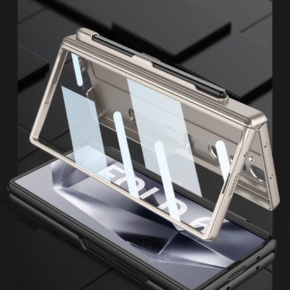 GKK Integrated Full Coverage Magnetic Fold Phone Case with Pen Slot, Not Included Pen, For Samsung Galaxy Z Fold6
