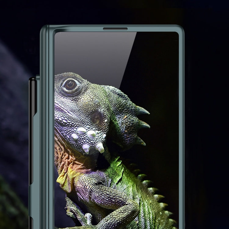 GKK Integrated Full Coverage Magnetic Fold Phone Case with Pen Slot, Not Included Pen, For Samsung Galaxy Z Fold6