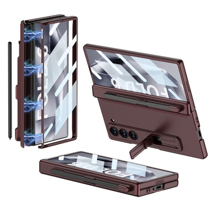 GKK Integrated Full Coverage Magnetic Fold Phone Case with Pen Slot, Not Included Pen, For Samsung Galaxy Z Fold6