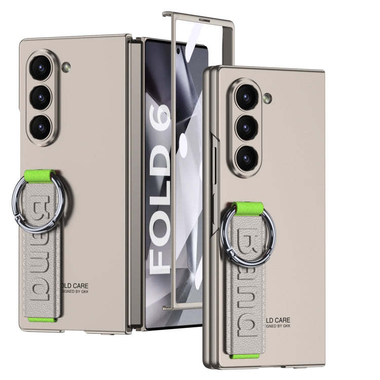 GKK Integrated Accurate Hole Side Wrist Strap Ring Phone Case, For Samsung Galaxy Z Fold6