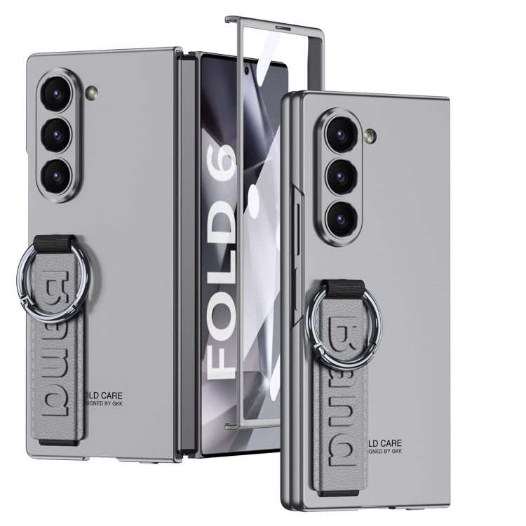 GKK Integrated Accurate Hole Side Wrist Strap Ring Phone Case, For Samsung Galaxy Z Fold6