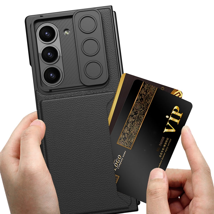 GKK Integrated Ultra-thin Sliding Window Card Slot Phone Case