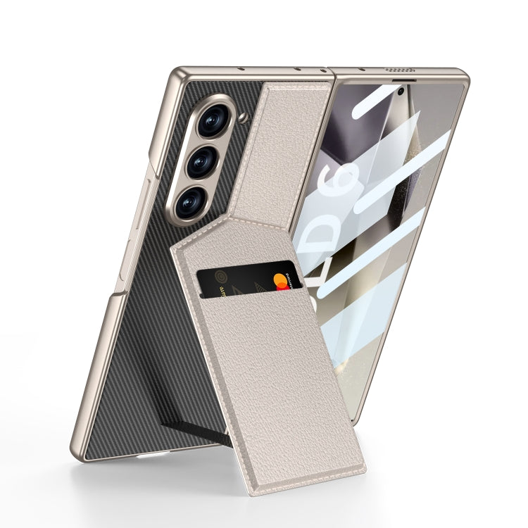 GKK Integrated Rotor Bracket Recessed Card Bag Phone Case, For Galaxy Z Fold8 Ultra 5G, For Samsung Galaxy Z Fold7 5G, For Samsung Galaxy Z Fold6