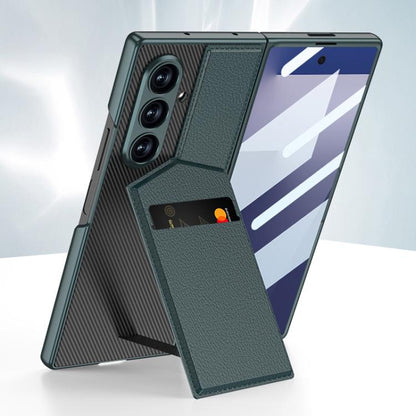 GKK Integrated Rotor Bracket Recessed Card Bag Phone Case, For Galaxy Z Fold8 Ultra 5G, For Samsung Galaxy Z Fold7 5G, For Samsung Galaxy Z Fold6