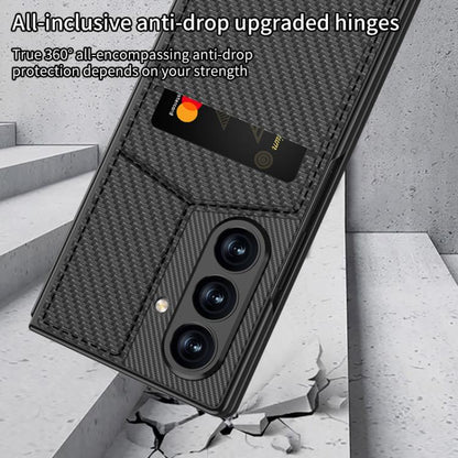 GKK Integrated Rotor Bracket Recessed Card Bag Phone Case, For Samsung Galaxy Z Fold7 5G, For Samsung Galaxy Z Fold6