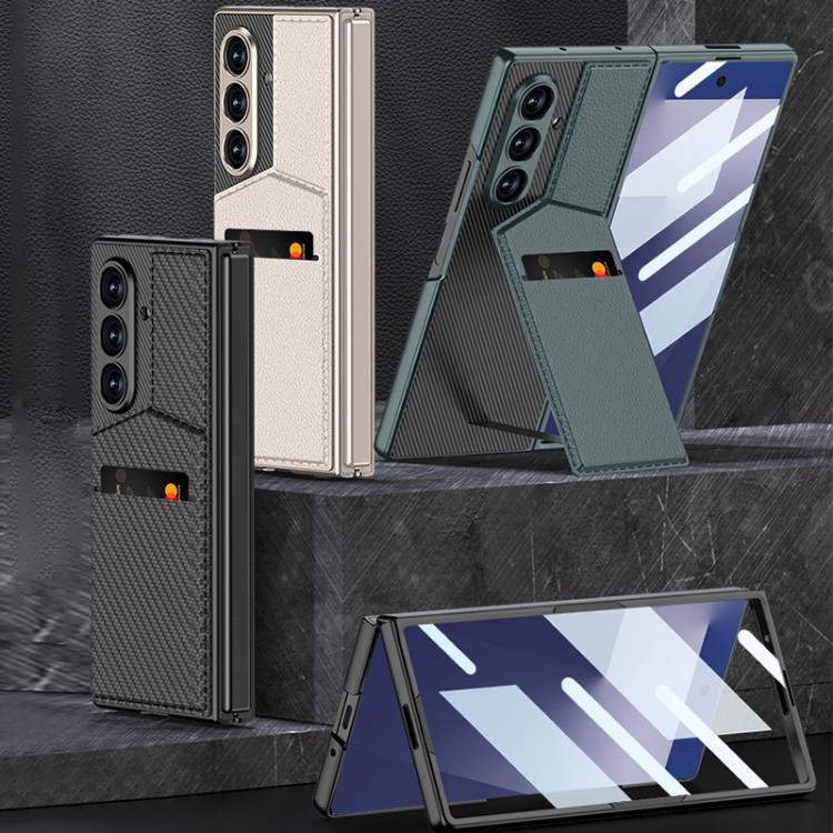 GKK Integrated Rotor Bracket Recessed Card Bag Phone Case, For Samsung Galaxy Z Fold7 5G, For Samsung Galaxy Z Fold6