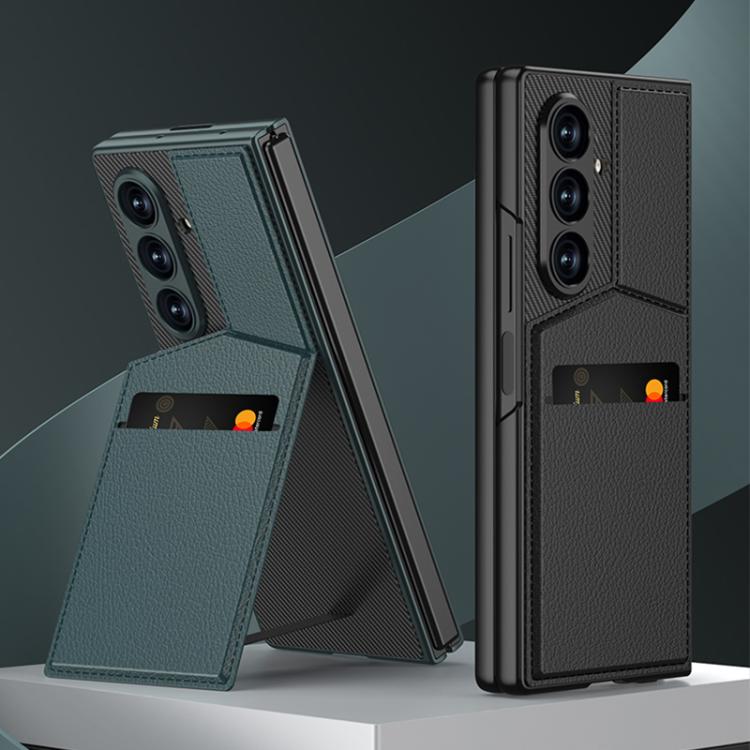 GKK Integrated Rotor Bracket Recessed Card Bag Phone Case, For Samsung Galaxy Z Fold7 5G, For Samsung Galaxy Z Fold6