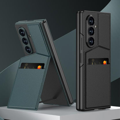 GKK Integrated Rotor Bracket Recessed Card Bag Phone Case, For Samsung Galaxy Z Fold7 5G, For Samsung Galaxy Z Fold6